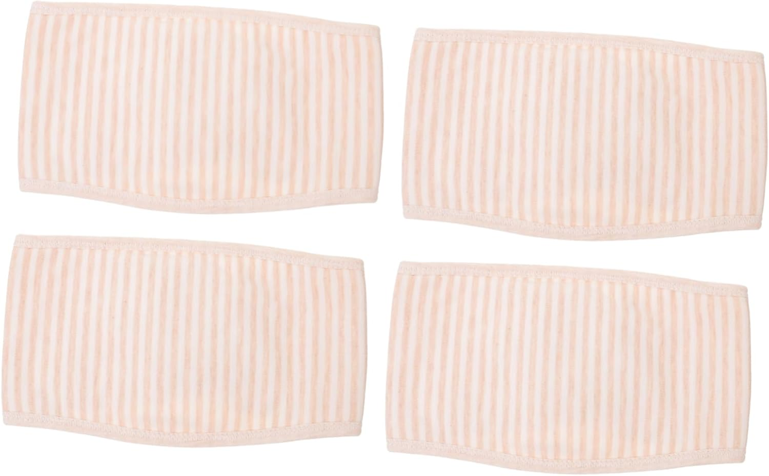Baby Belly Band Navel Band 4Pcs Set Beige Newborn Umbilical Belt Soft Breathable Infant Belly Wrap for Newborn Care