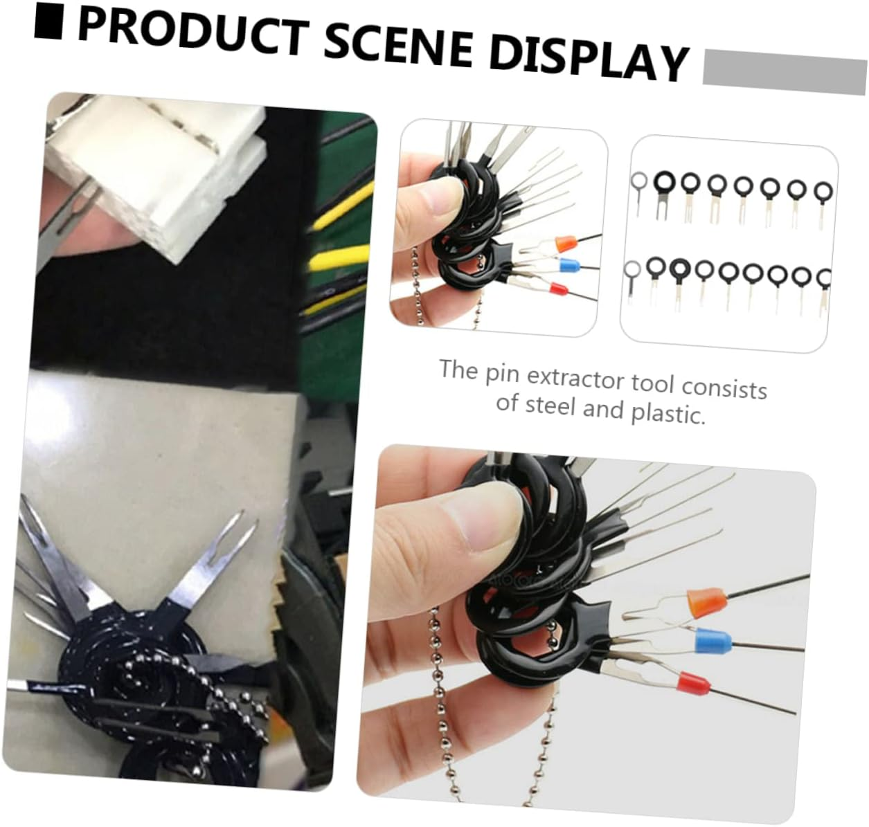 OSOLADY 82Pcs Automotive Terminal Removal Tools Car Wire Connector Pin Extractor Ejector Puller for Electrical Repair image number 3