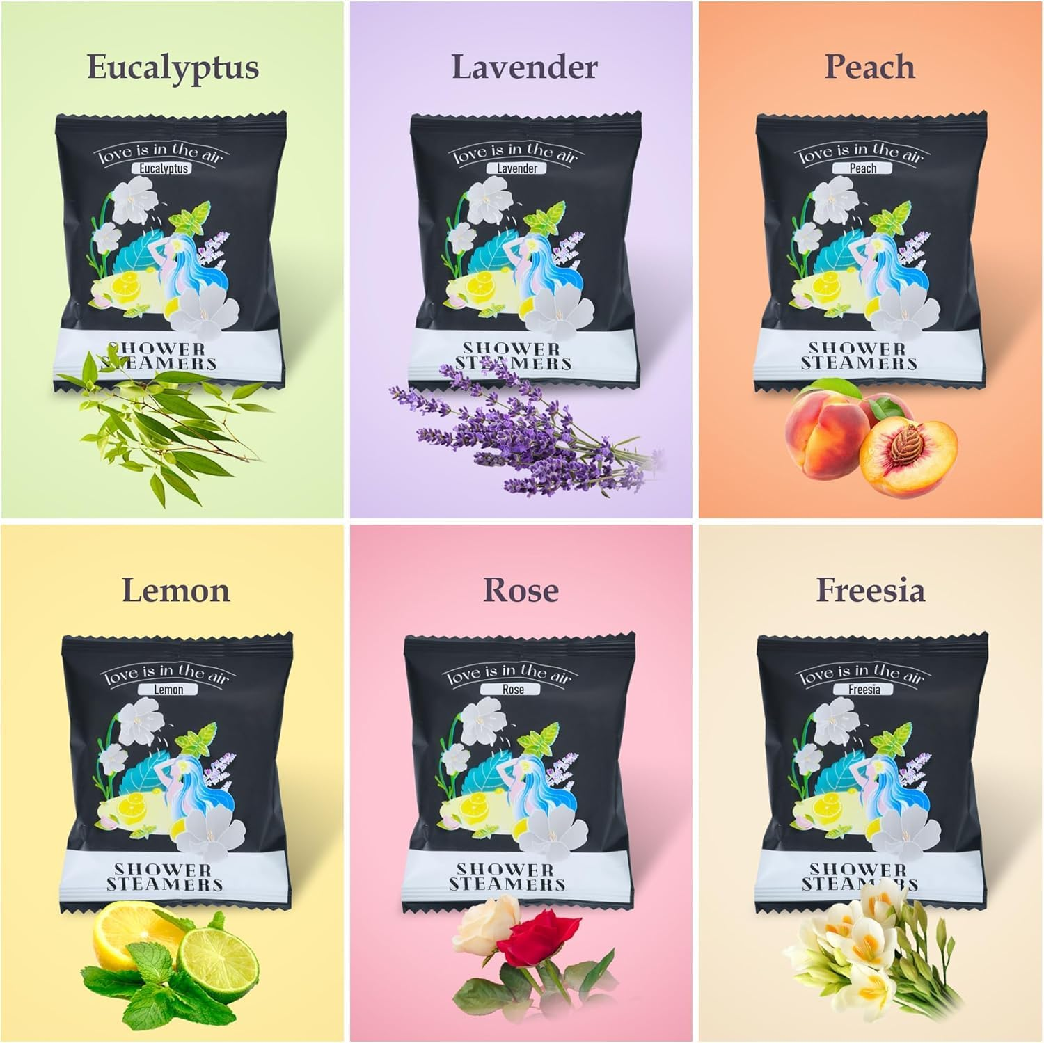 48 Pack Aromatherapy Shower Steamer Set for Relaxation Birthday Christmas Valentines for Women Men Shower Tablets Stress Relief Personal Care Spa image number 1