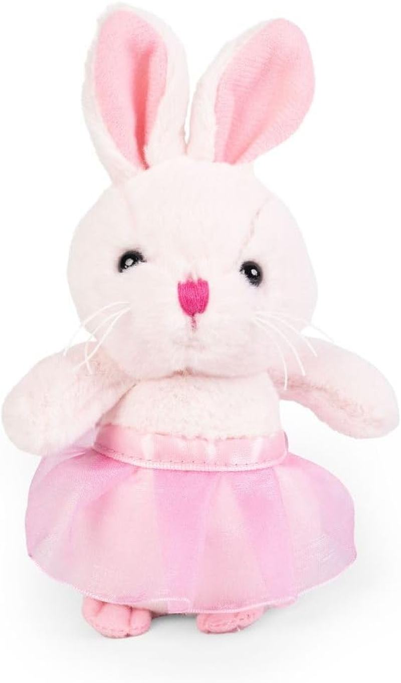 Living Nature Play Tutu Bunny Plush 15Cm, Soft, Cuddly Mini Bunny in a Pink Tutu, Collectable and Made from Sustainable Recycled Materials, Adorable for Children image number 1