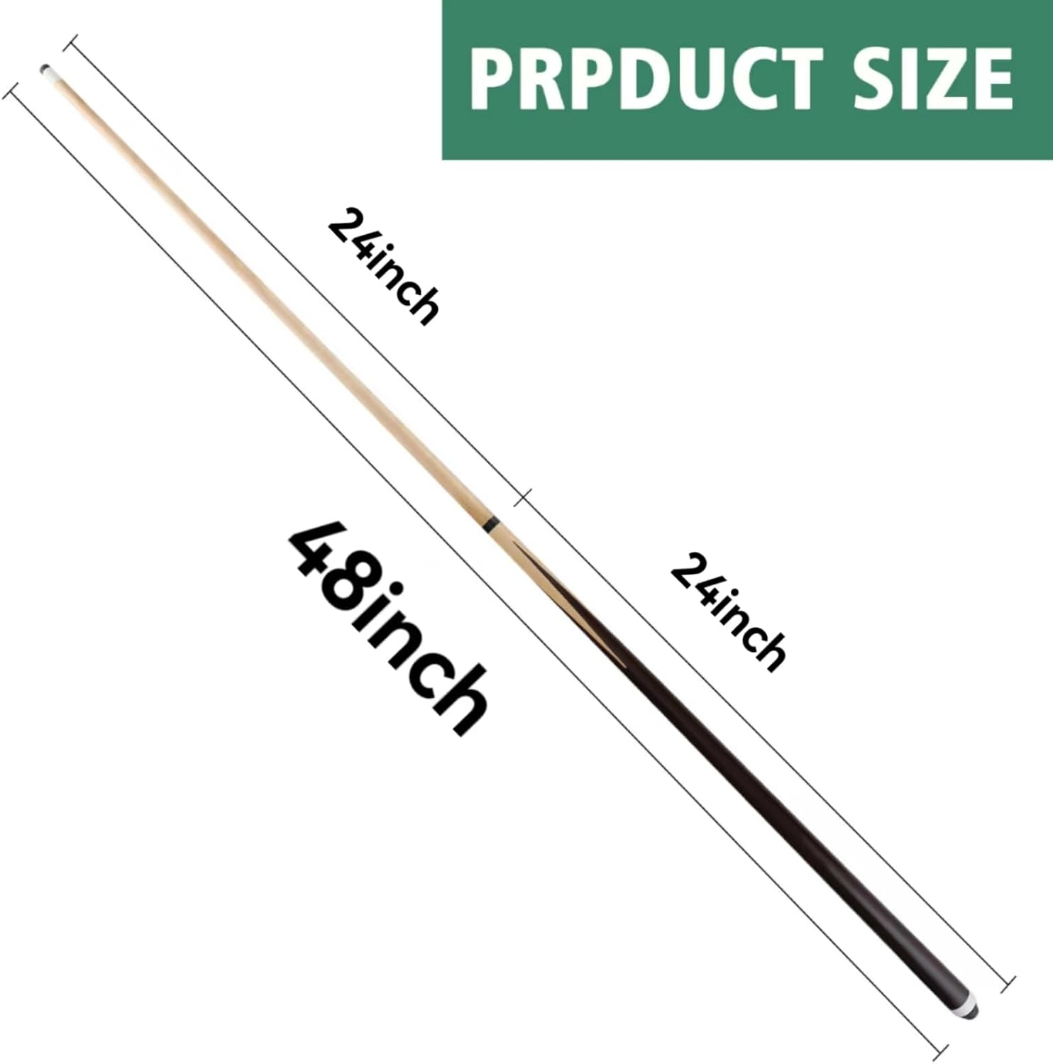 JEPNJPU Hardwood Canadian Maple Professional Billiard Pool Cue Stick image number 2