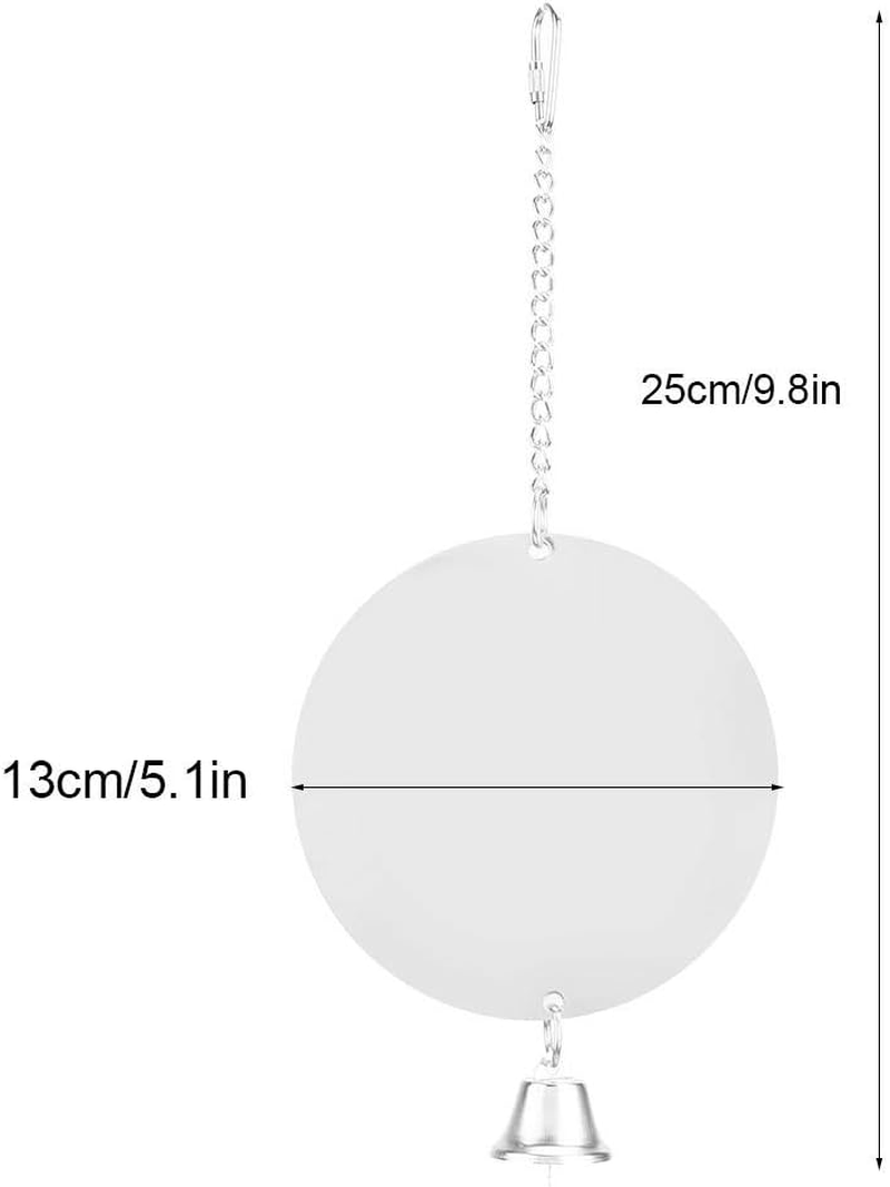 Bird Hanging Mirror Stainless Steel Bird Mirror, Mirror, Bird for Bird Mirror(Hanging Chain (186G)) image number 4