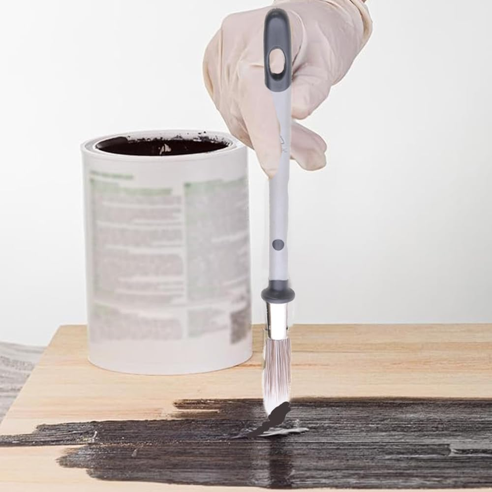 Paint Detail Brushes, 4-Piece Set, round Trim Brushes for Small Repairs and Art image number 4