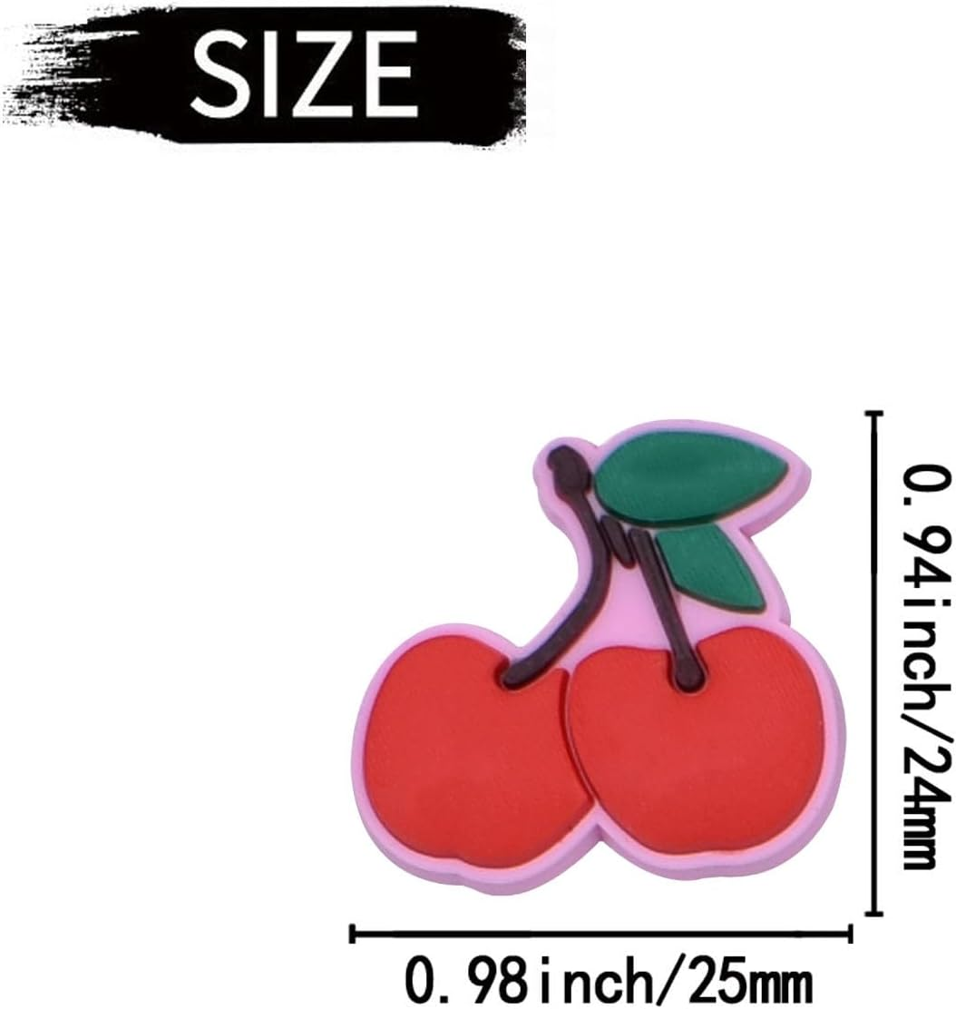 6 Pcs Red Cherry Air Vent Clips, Cute Cherry Car Air Fresheners Vents Clips Diamond Vent Clip Car Interior Decor Charm Bling Car Accessories Car Decoration for Women, Automotive Air Fresheners image number 5