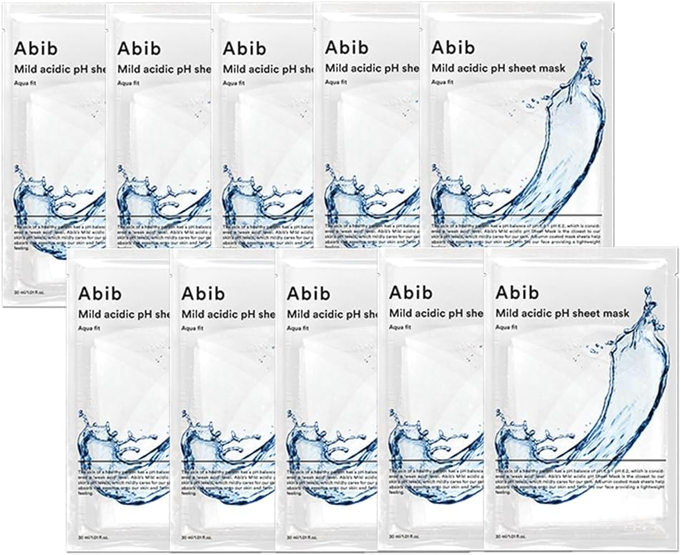 Abib Aqua Fit Mild Acidic Ph Sheet Mask X 1 Single Mask