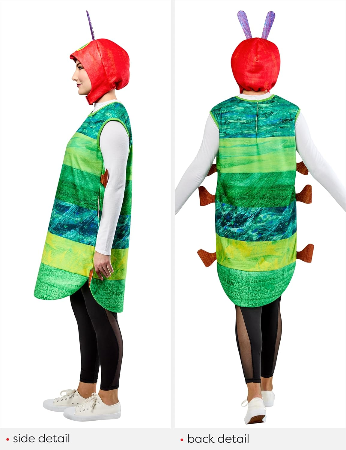 Hungry Caterpillar Tabard Costume for Adults - the Very Hungry Caterpillar - One Size image number 5