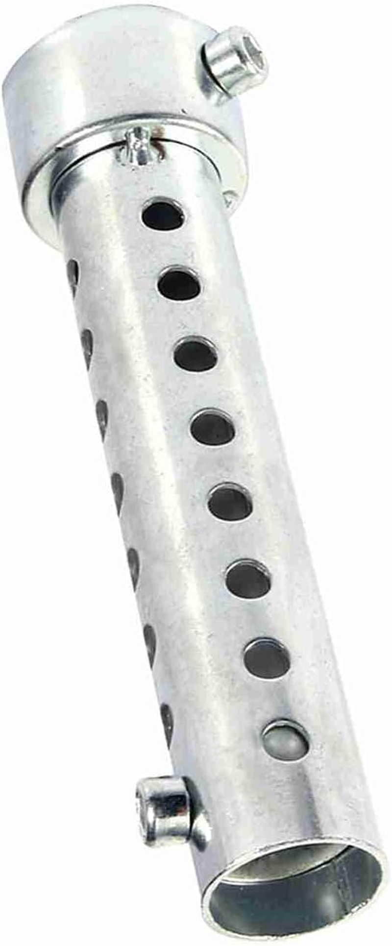 Domary Universal Motorcycle Exhaust Can DB Killer Silencer Muffler Baffle Insert Silver for Motorbike Tail Pipe (35Mm) image number 2