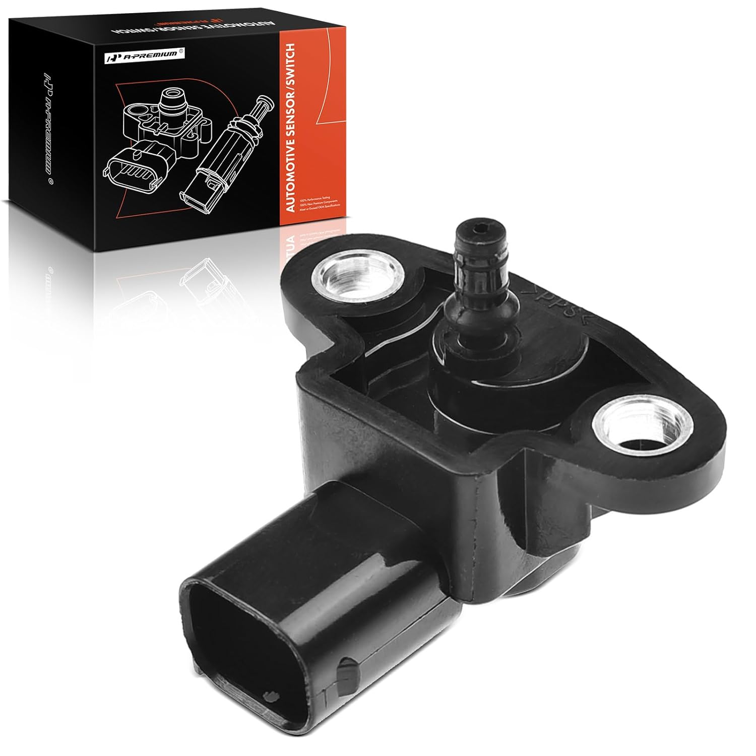 A-Premium Manifold Absolute Pressure Map Sensor Compatible with Mercedes-Benz B200 C250 C280 C320 C55 C63 CL55 AMG CL600 CLK320 CLK350 E250 E300 GL450 ML350 S350 image number 1