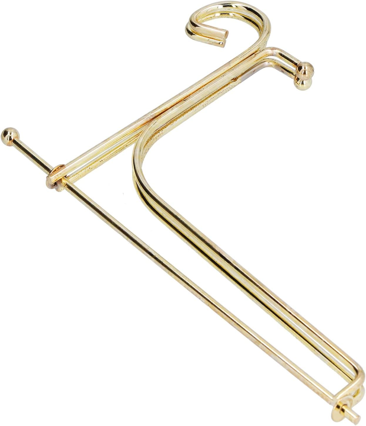 Metal Clock Stand Stylish Display Bracket for Home Office Modern Nordic Decor Gold round Plate Holder Iron 8.5X6.8In image number 4