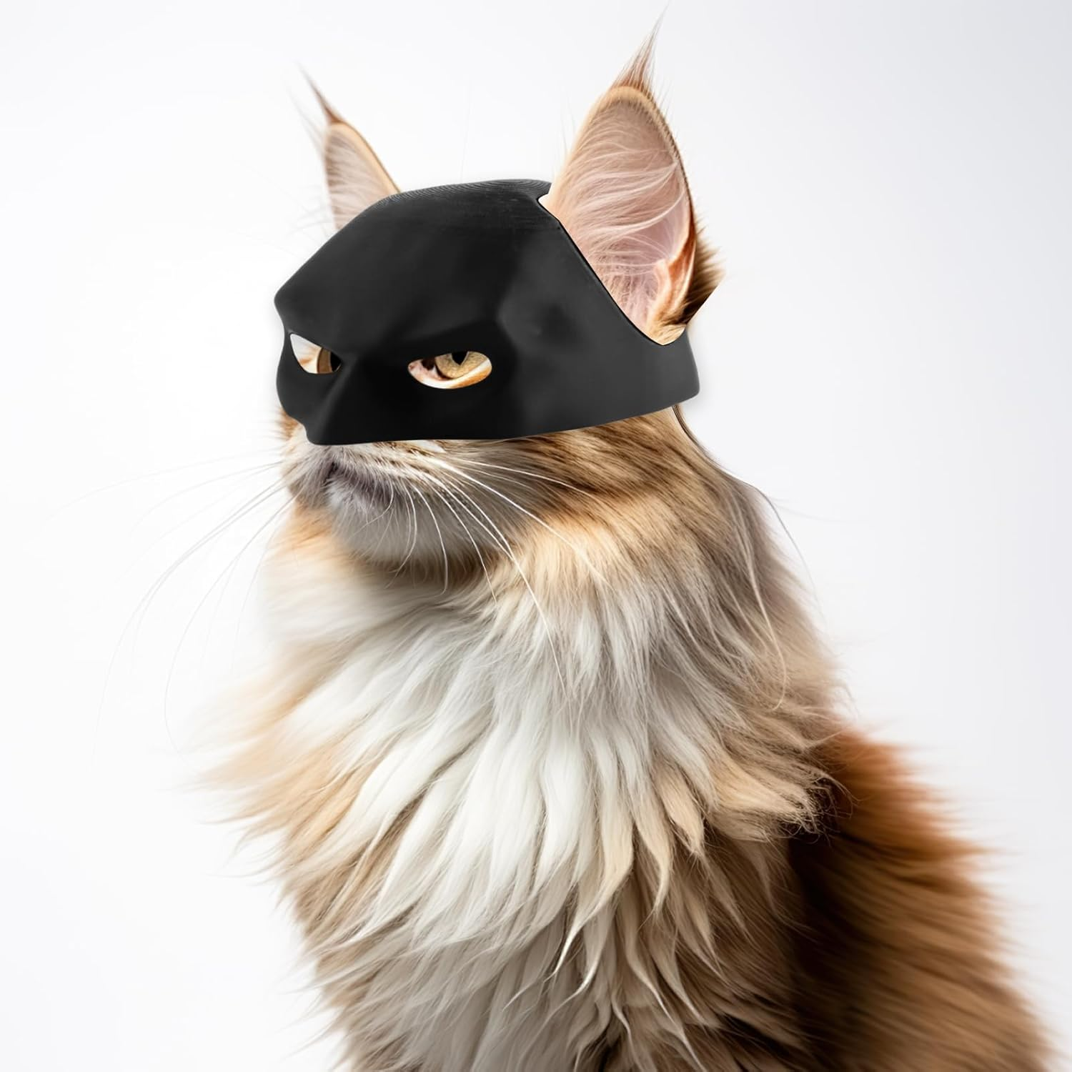 SYHSYC Batman Mask for Cats Batcat Mask Bat Mask 3D Cat Mask Cat Mask Cat Clothing Pet Costume for Halloween or Daily Fun Cosplay Bat Costume, 11 Cm image number 6