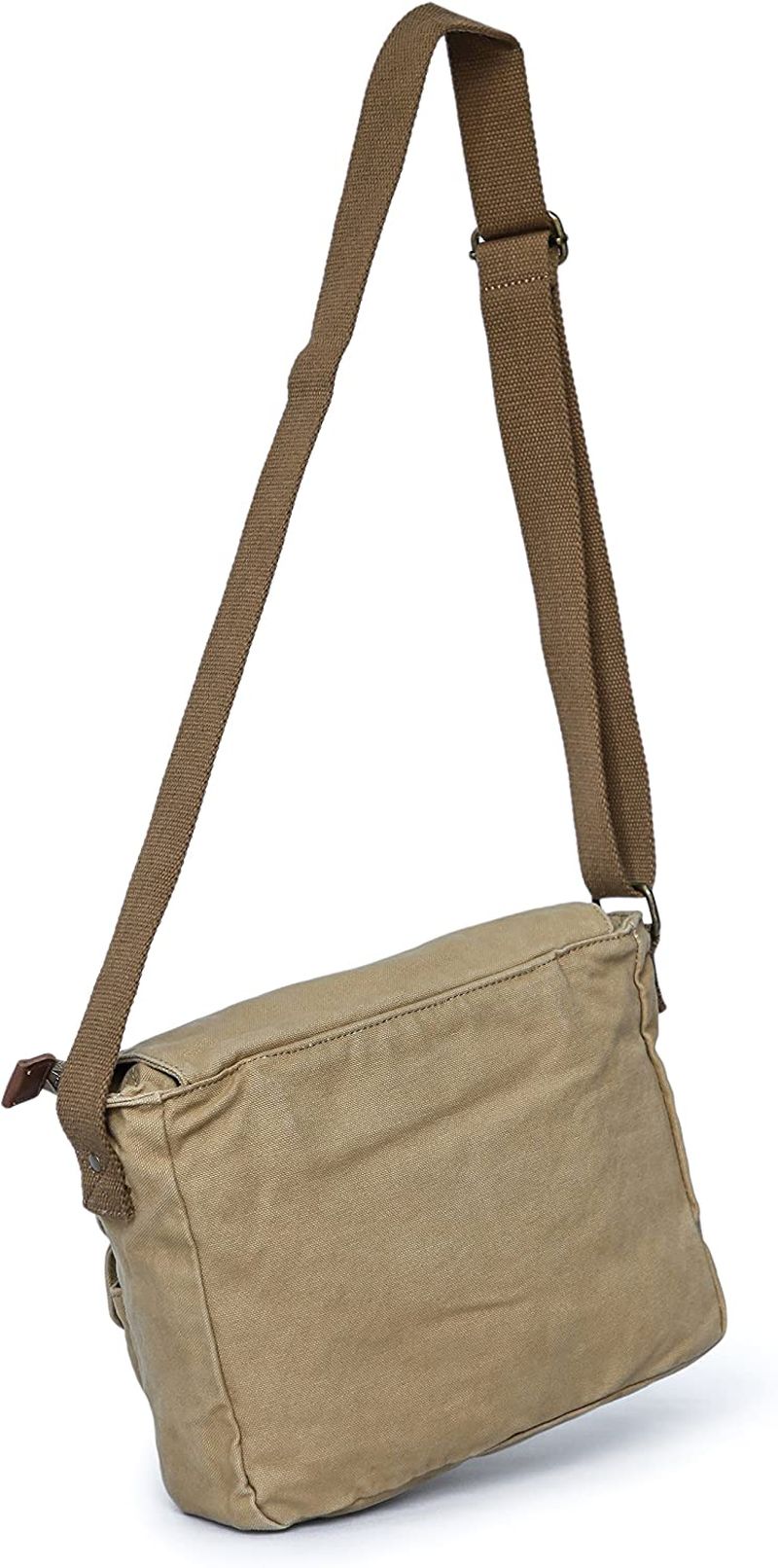 Gootium Canvas Messenger Bag - Vintage Crossbody Shoulder Bag Military Satchel image number 2