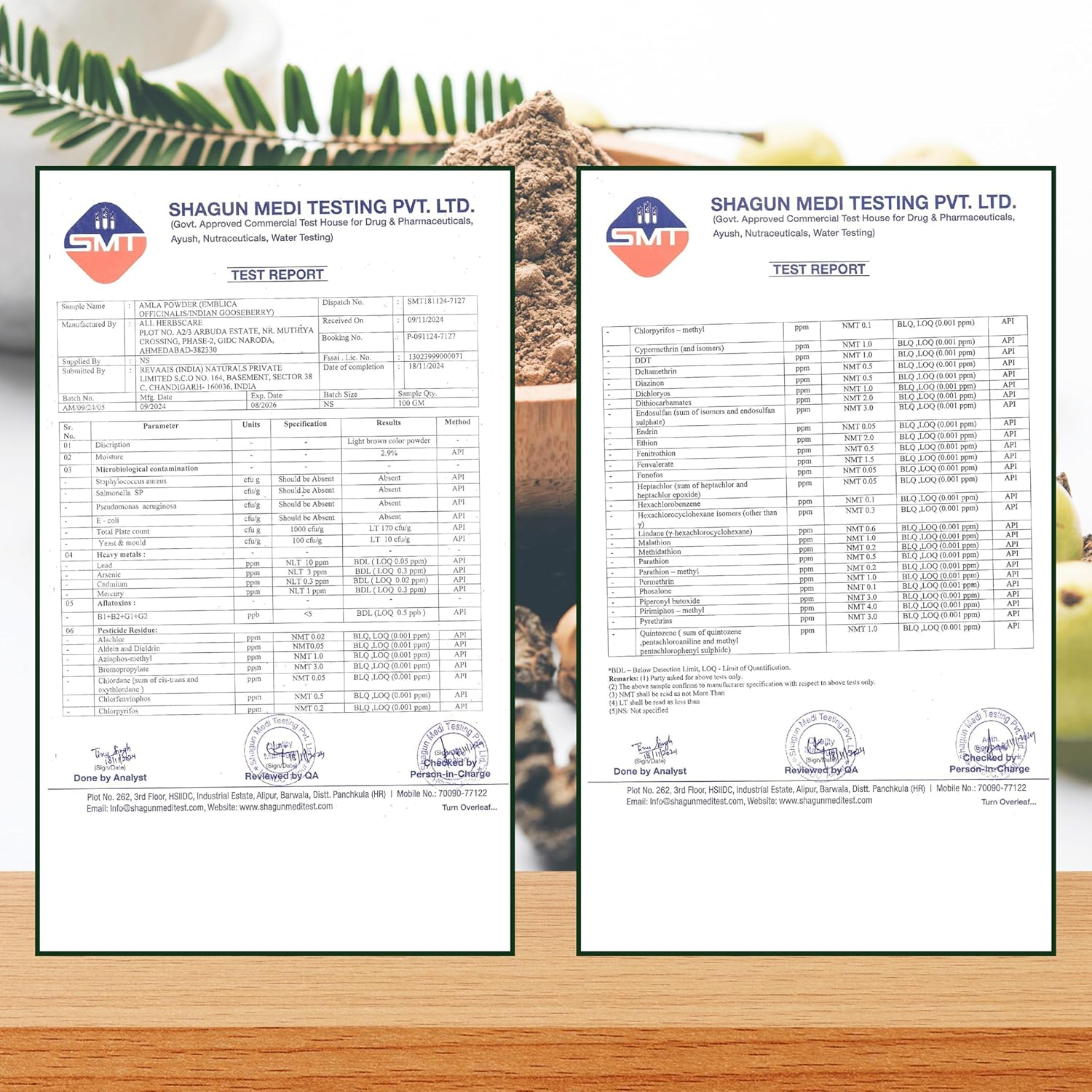 Organic Amla Powder Herbal Supplement Indian Gooseberry or Emblica Officinalis Helps Detoxify, Boost Immunity, Hair Growth & Long Hairs, Promotes Eye Health, 100% Natural, Non-Gmo (100G) image number 2