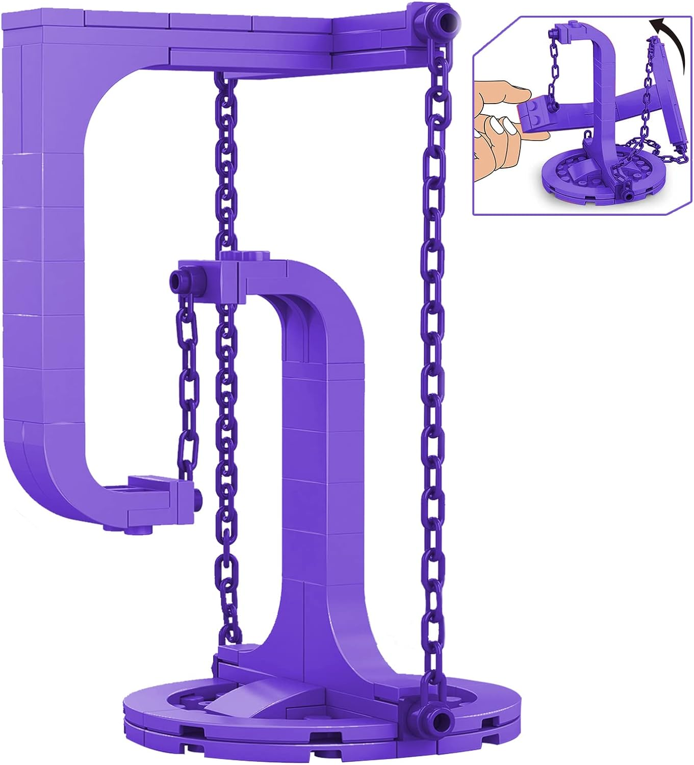 WINNER SPACE Tensegrity Structure Building Blocks Toys,Stem Creative Construction Tensegrity Building Set,Ideas Frame Model Kids Toys,Learning & Education Toy for Boys and Girls,Kids (66 Pcs,Purple) image number 6