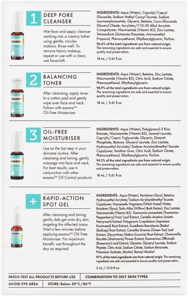 Essano Oil Control Niacinamide Starter Pack (Pack of 4) image number 4