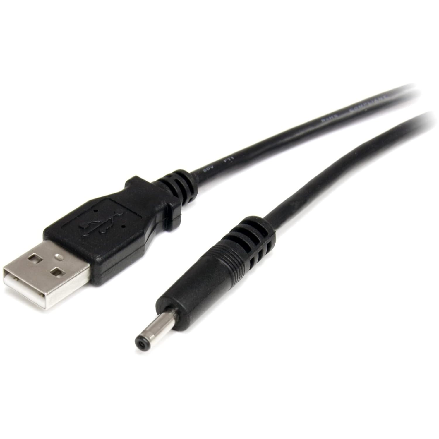 Startech.Com 1M USB to Type N Barrel 5V DC Power Cable - USB a to 5.5Mm DC (USB2TYPEN1M) image number 2