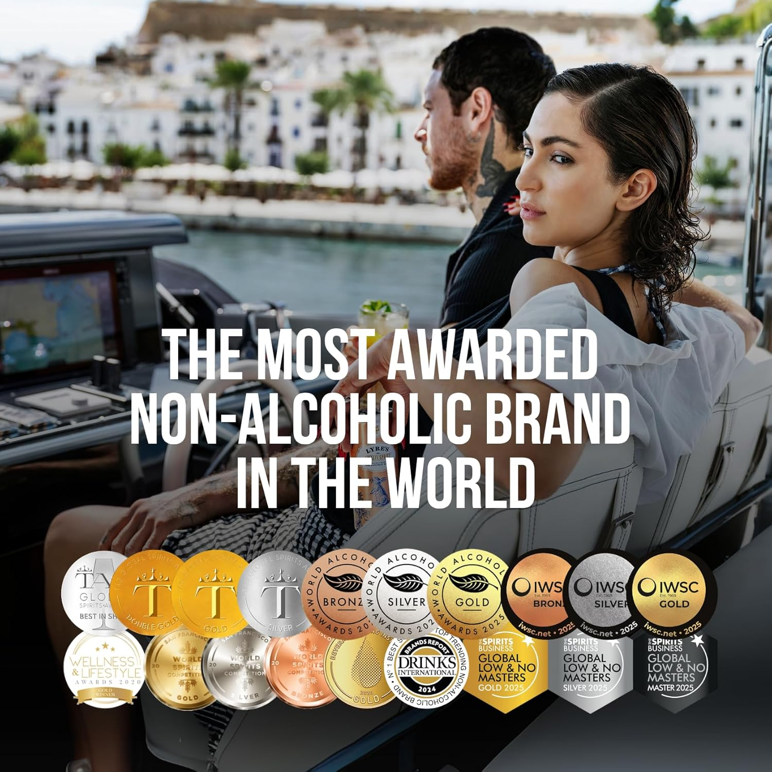 Lyre'S Aperitif Rosso Non-Alcoholic Spirit - Sweet Vermouth Style | Award Winning | 700Ml image number 2