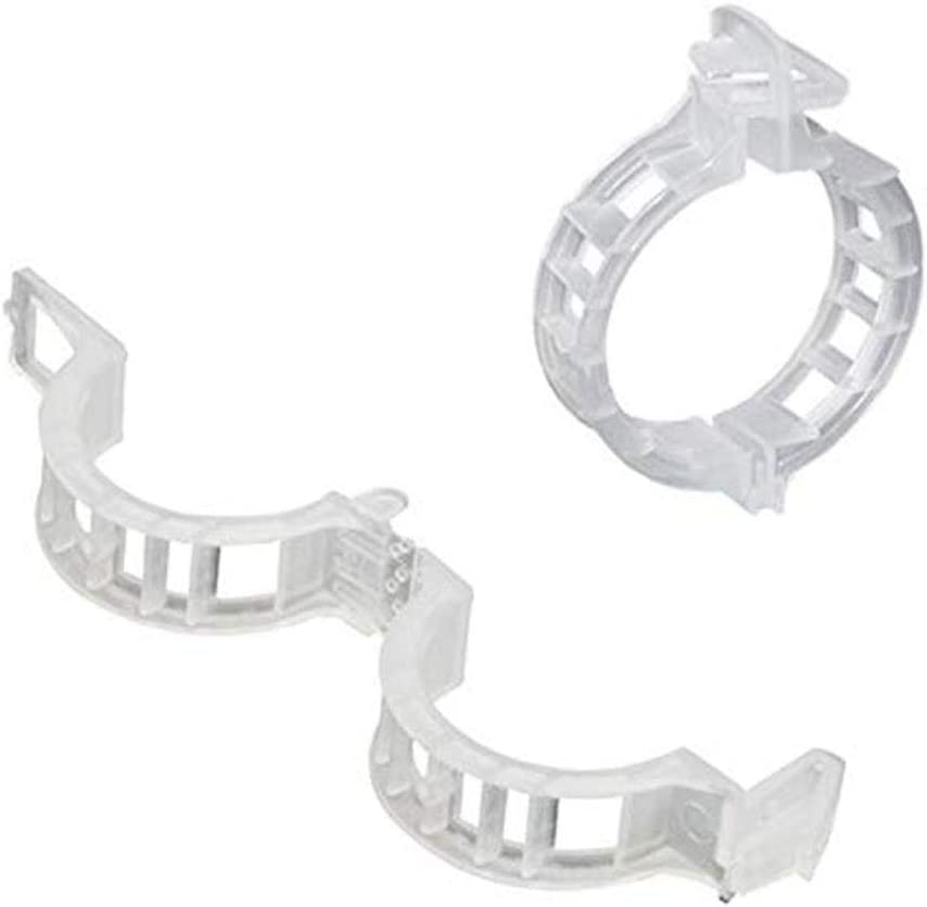 100PCS Plant Support Garden Clips for Potato Vine Vegetables,Tomato Trellis Clips,Makes Garden Vegetables to Grow Upright and Healthier,White image number 3