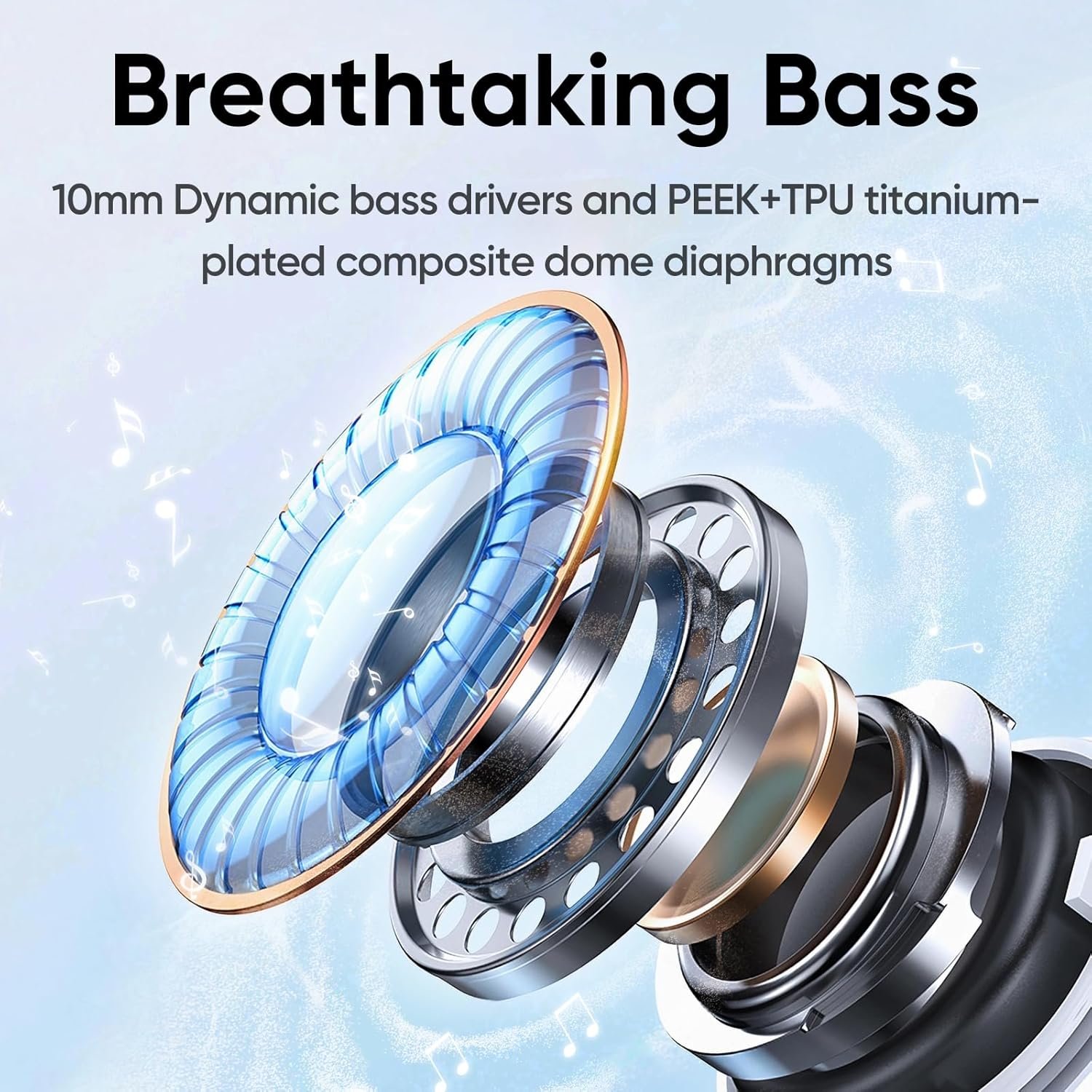 Realme T110 True Wireless Earbuds, 10Mm Dynamic Bass Driver, 38 Hours Playback, AI ENC Noise Cancellation, Lightweight in Ear Headphones, IPX5 Water Resistance, Bluetooth 5.4, Country Green image number 1