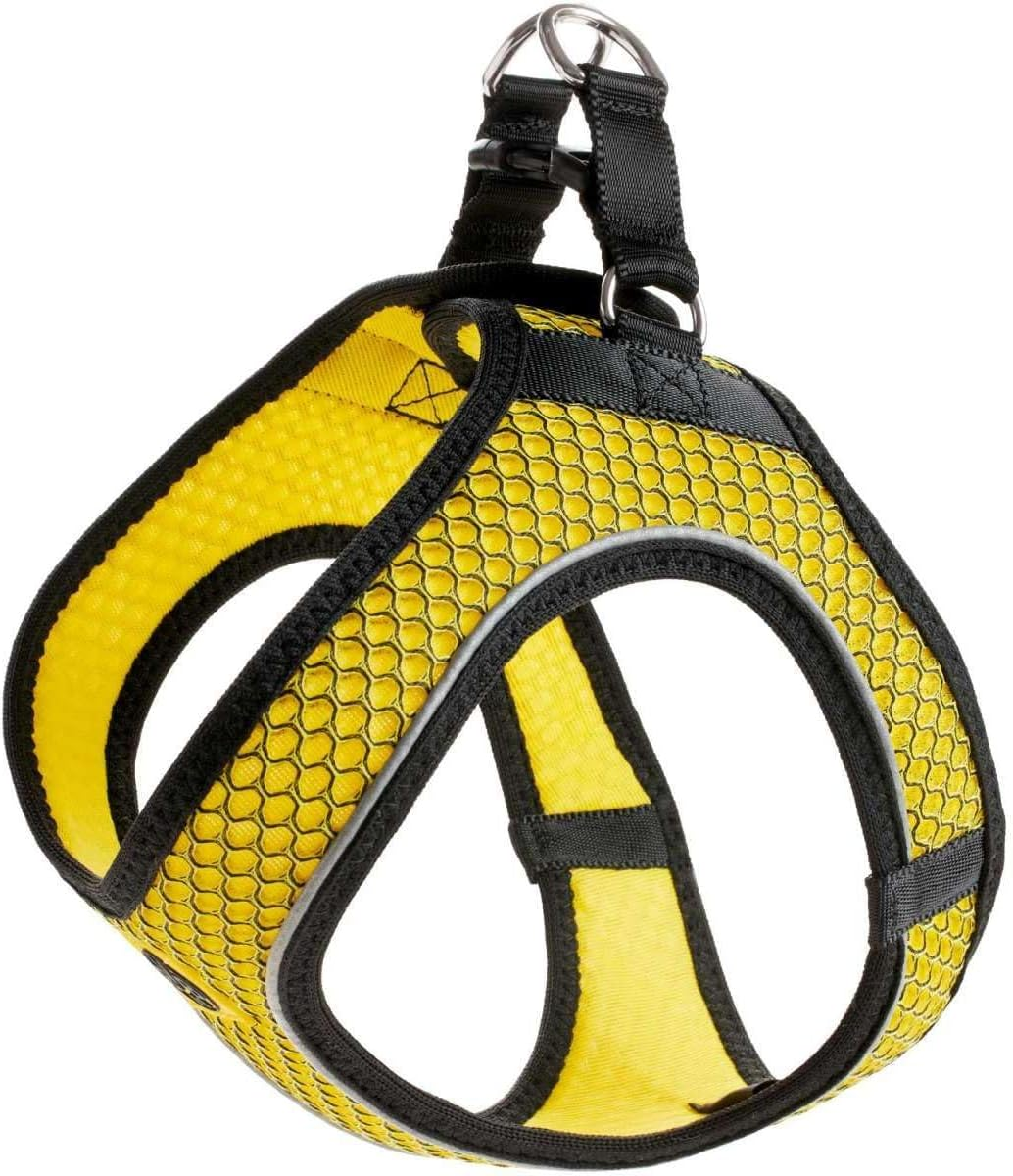 HUNTER Hilo Comfort BVB Dog Harness with 3D Mesh Material, Reflective, S-M, Yellow image number 3