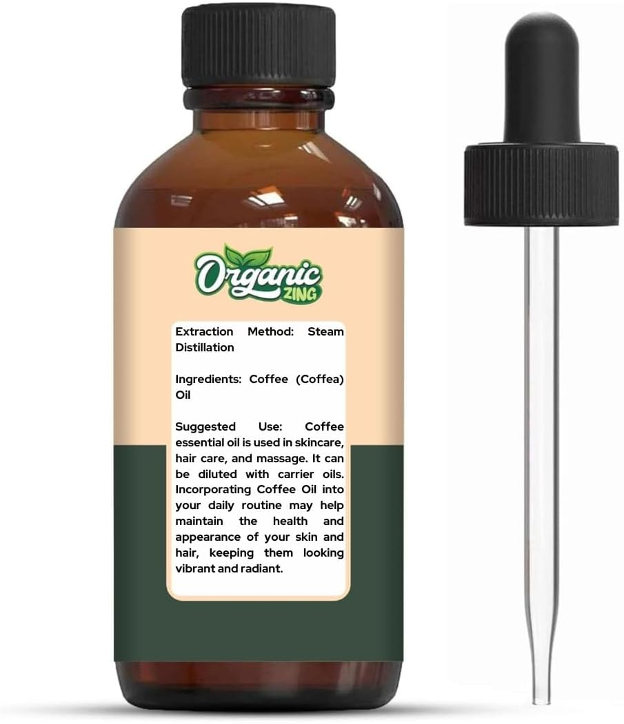 Organic Zing Coffee (Coffea) Oil | Pure & Natural Essential Oil for Skincare, Hair Care and Massage - 30Ml/1.01Fl Oz image number 2