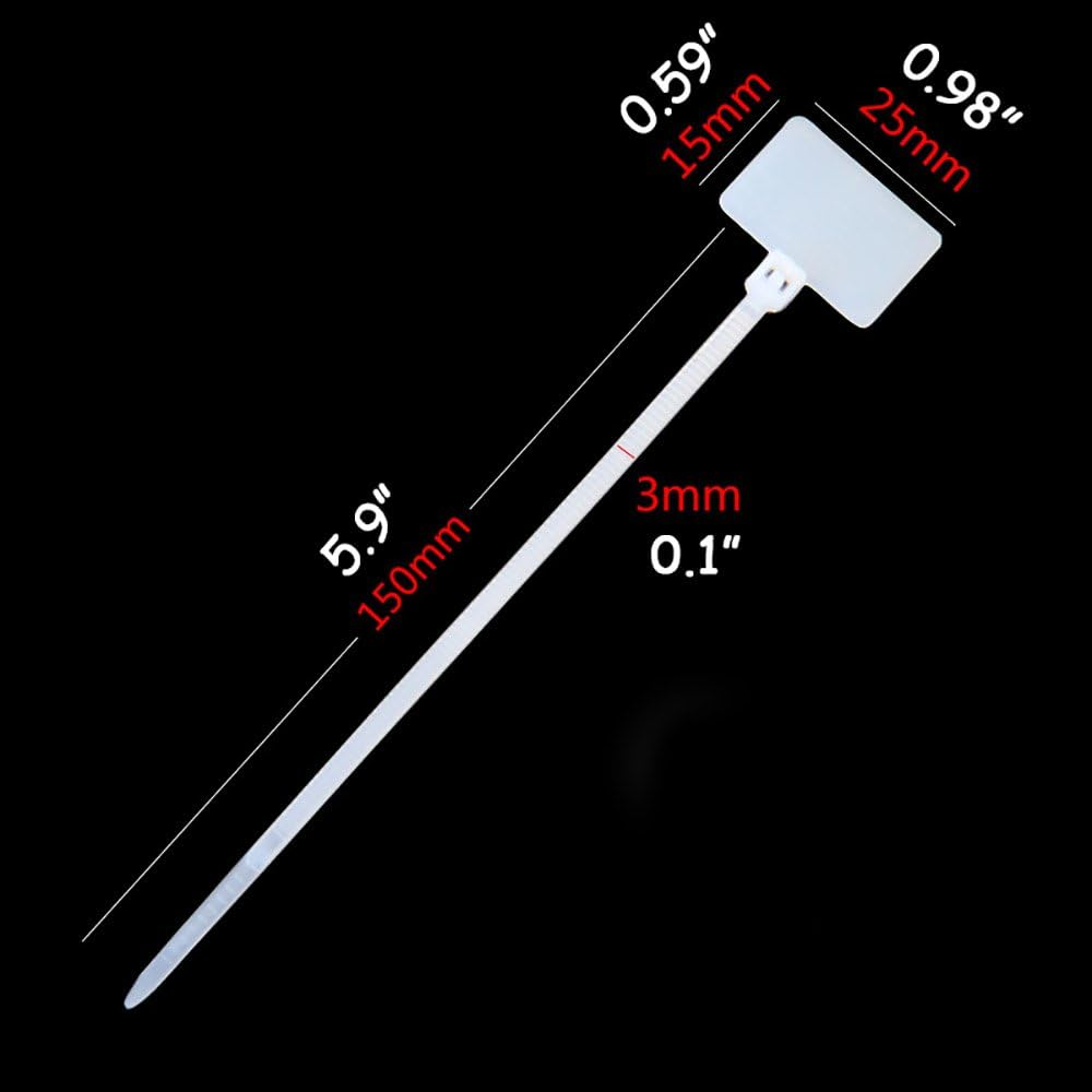 NICE PURCHASE 250Pcs 6 Inch Wire Zip Ties Self-Locking Plastic Nylon Cable Ties Multicolor Network Wire Plastic Straps Label Mark Tag image number 4
