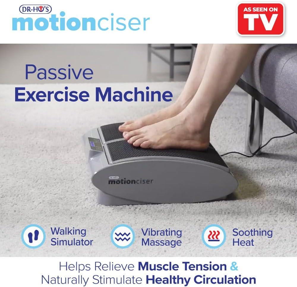 Dr Ho'S Motionciser Passive Exercise Machine with Massage & Soothing Heat, Walking Simulator, Helps Mobility and Strengthen Muscles, 10 Speeds, Wireless Remote image number 3