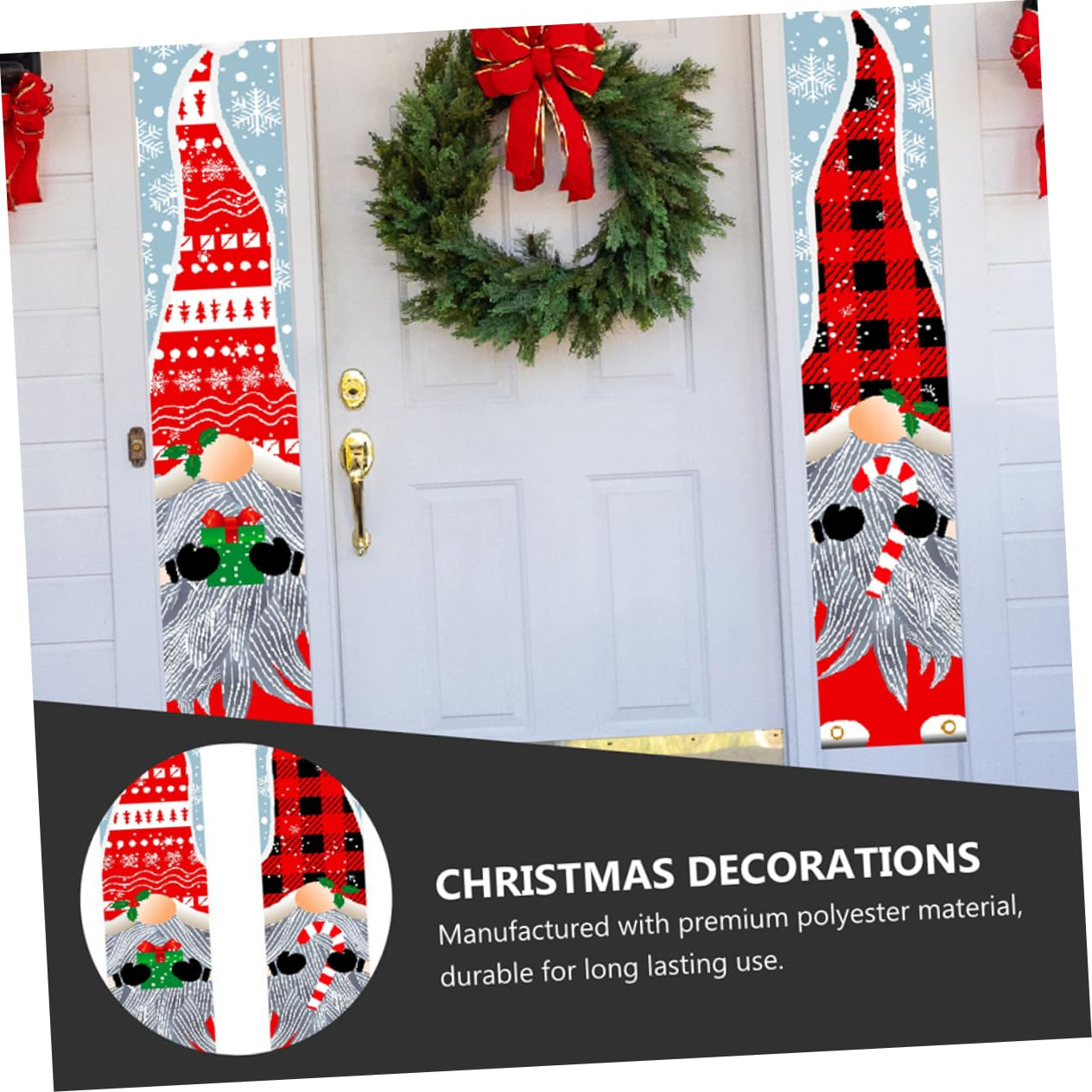 Parliky Door Decoration Christmas Decorative Couplets Holiday Indoor Outdoor Banner image number 5
