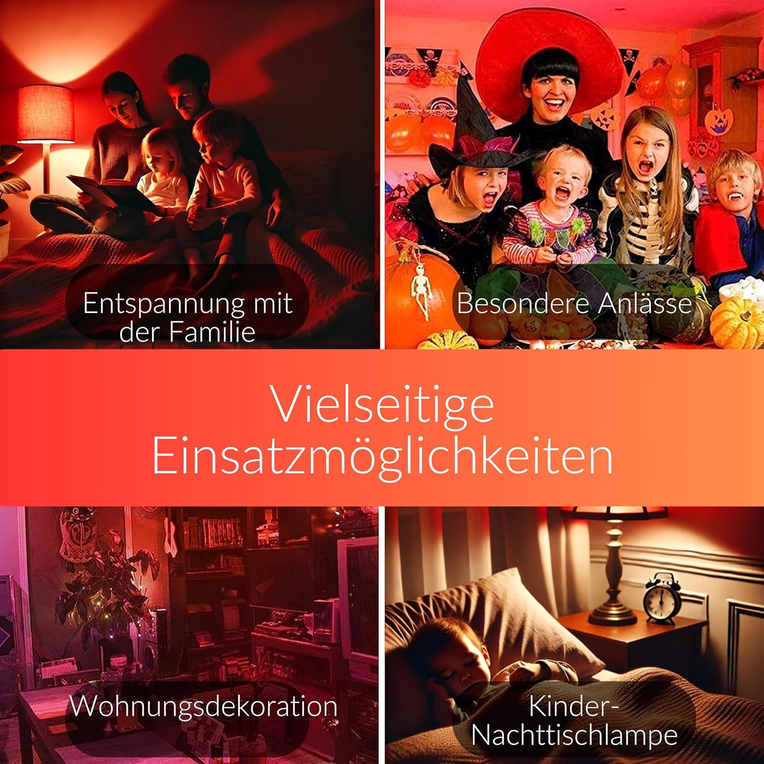 Toys4Boys Red LED Bulb E27 Pack of 2 &ndash; Creates Calm with Melatonin Red Night Light &ndash; LED Bulb E27 Friendly with Eyes &ndash; Warm Lighting No Flicker 3.5 W image number 6