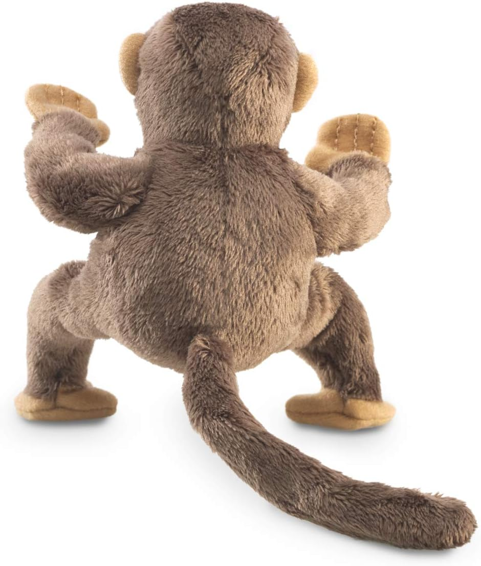 Folkmanis Mini Monkey Finger Puppet image number 3