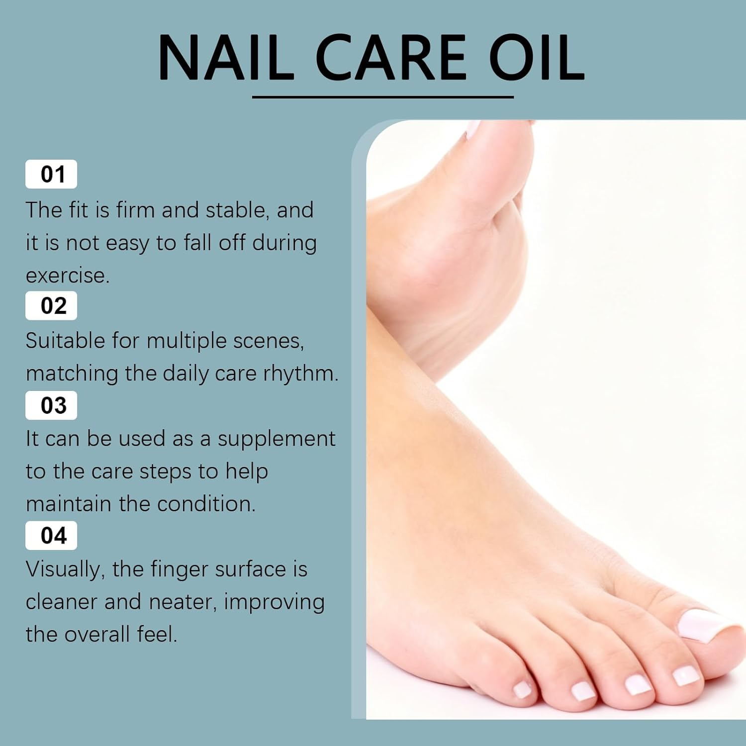 3 Days Nail Care Oil, Nail Strengthener & Hydrator Hydrates for Dry Brittle Nails, Cuticle Oil for Nails Growth for Damaged,Discolored, or Weak Toenails & Fingernails, Lightweight, Gentle (1PCS) image number 2