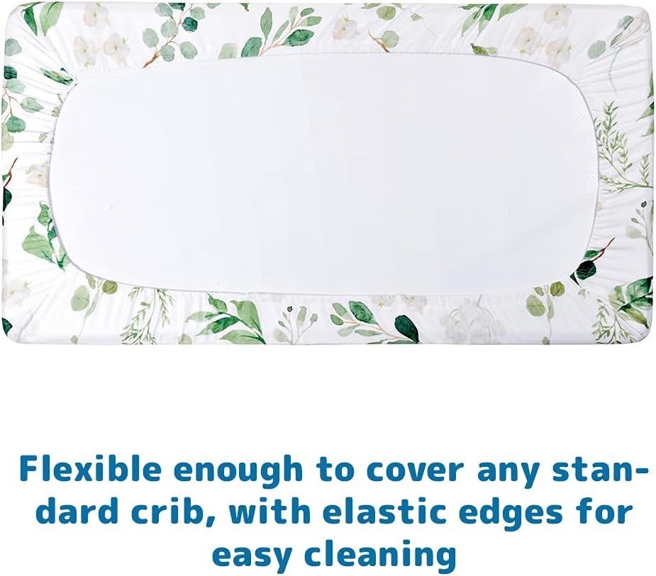 Baby Diaper Changing Pad Cover,Nursery Unisex Stretchy Nappy Change Mat Mattress Table Sheet (Pattern 1) image number 3