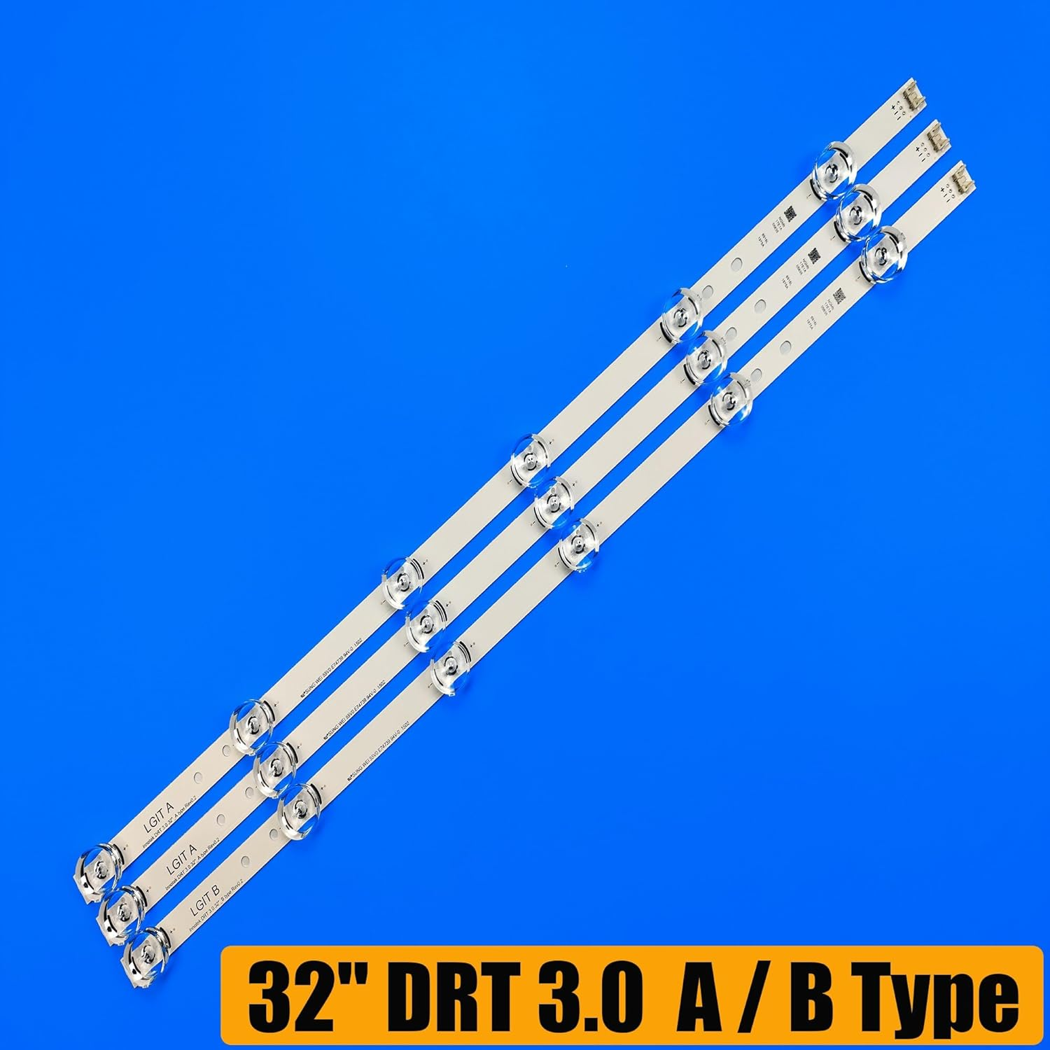 LED TV Illumination Part Replacement Fit for LG 32LB561U-ZC 32LB561V-ZE 32LB5630-TD LED Bar Backlight Strip Line Ruler DRT3.0 32 a B(1 Set - 3 Pcs) image number 2