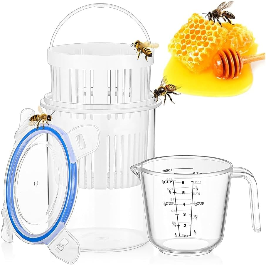 Varroa Mite Detection Jar Andmeasuring Cup Leakproof Varroa Easy Check Helps Beekeepers Easily Count Andmonitor image number 1