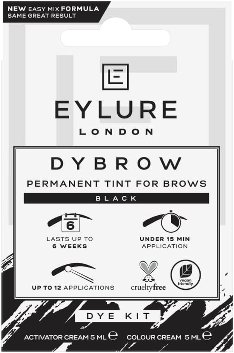 Eylure Dybrow Permanent Tint for Brows Dye Kit Mid Brown
