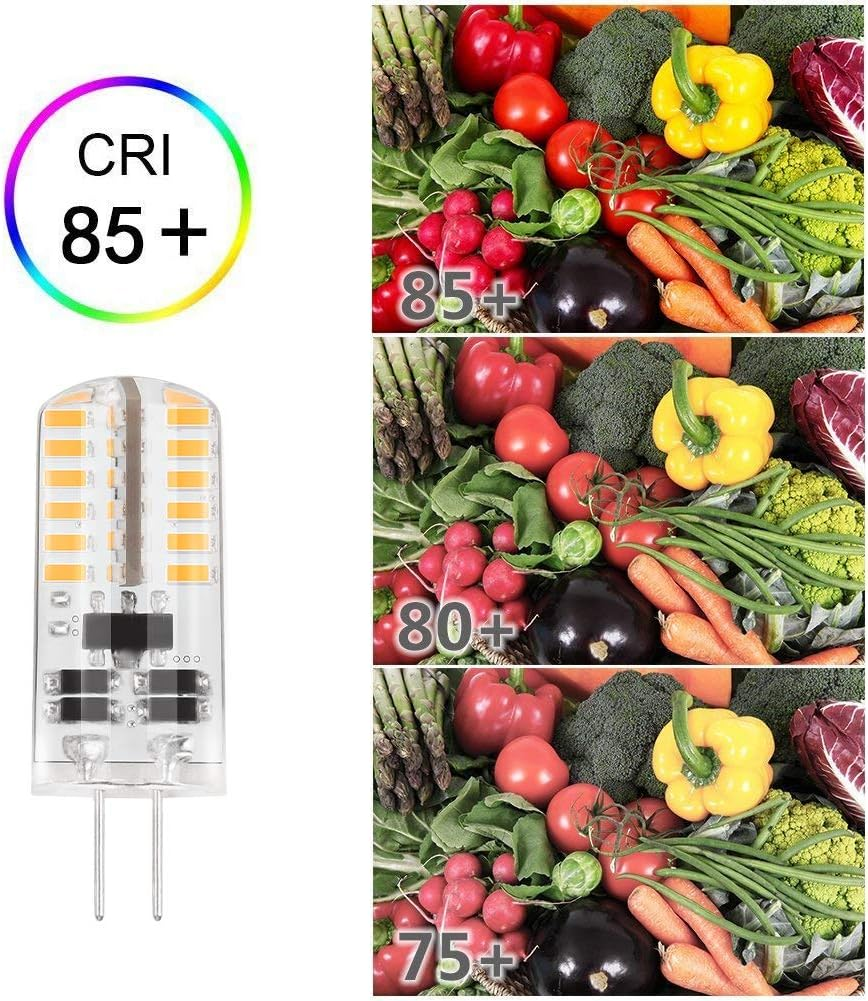 Dicuno G4 LED Bulb 3W 12V, 230 Lumen, 20-25W Equivalent, Warm White 3000K, T3 Base Halogen Replacement Bulb, Non-Dimmable, 6-Pack image number 6