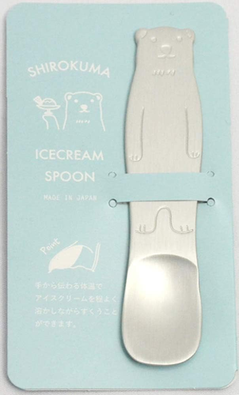 Gekjinsha Spoon, Set of 3, Aluminum, Made in Japan, Polar Bear, Penguin, Flamingo, Melt with Body Temperature, Ice Cream Spoon, Sugar Land image number 1