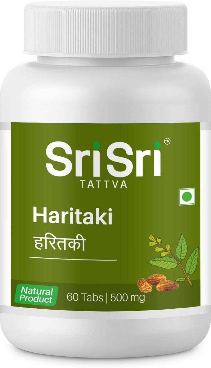 Sri Sri Tattva Haritaki 500Mg Tablet - 60 Count X 2