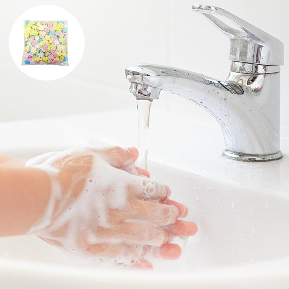 2000 Sheets Portable Disposable Paper Soap, Colorful Disposable Paper Soap, Different Scented Mini Fresh Petal Hand Wash Sheets, Scented Mini Soap Sheets (With 2 Storage Boxes) image number 6
