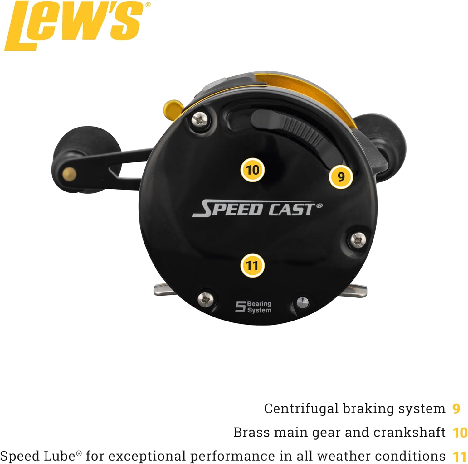 Lew'S Fishing Lew'S Speed Cast SC600 Reels image number 6