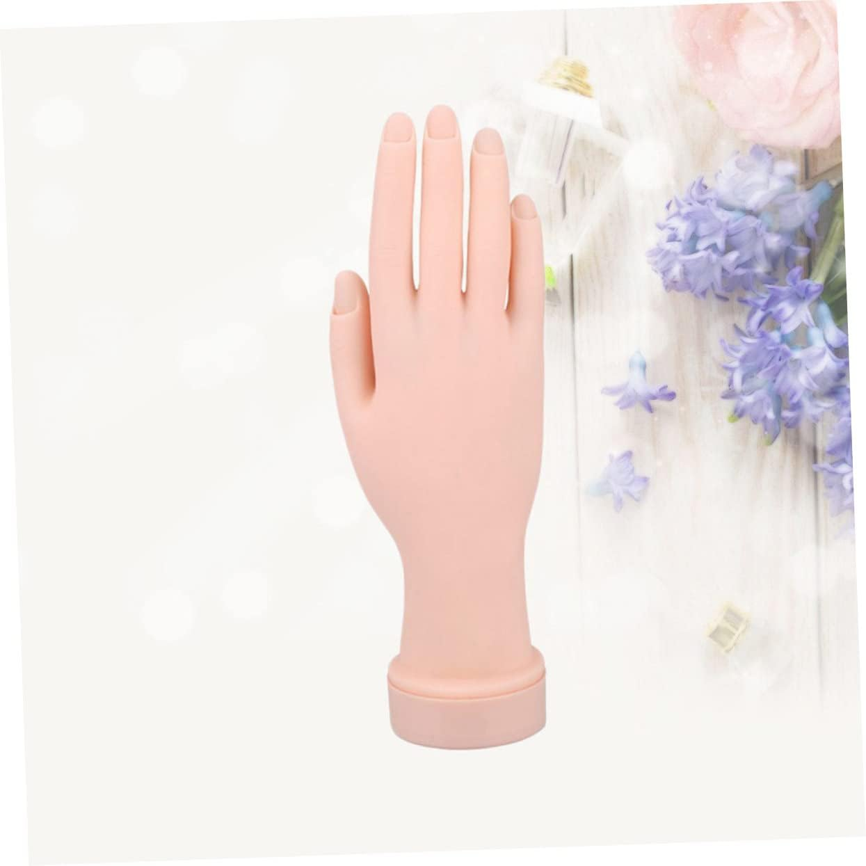 KAILIKETIY Realistic Nail Art Practice Hand Model Reusable Manicure Training Tool