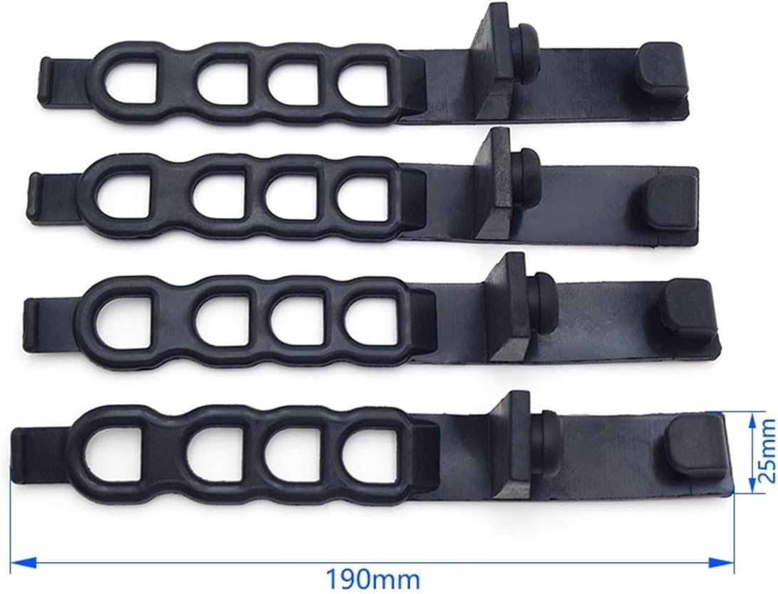 SLAVIK 4Pcs Motorcycle Headlight Straps Headlight Fairing Rubber Straps Dirt Bike Headlamp Fix Bracket Straps Compatible with TE image number 5