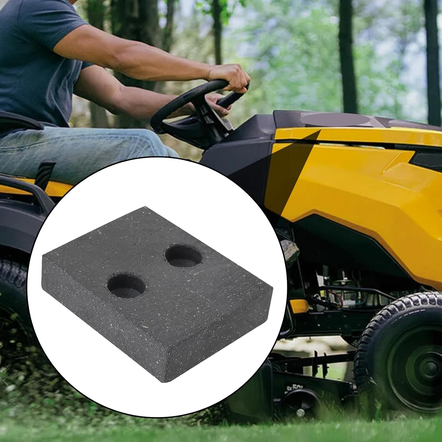 SG Store 2PCS Deck Brake Pad Replacement Part 761-05007 Compatible with MTD Cub Cadet Troy Bilt XT1-LT46, XT2-LX42, XT2-LX42 FAB, CC C 600 Models image number 1