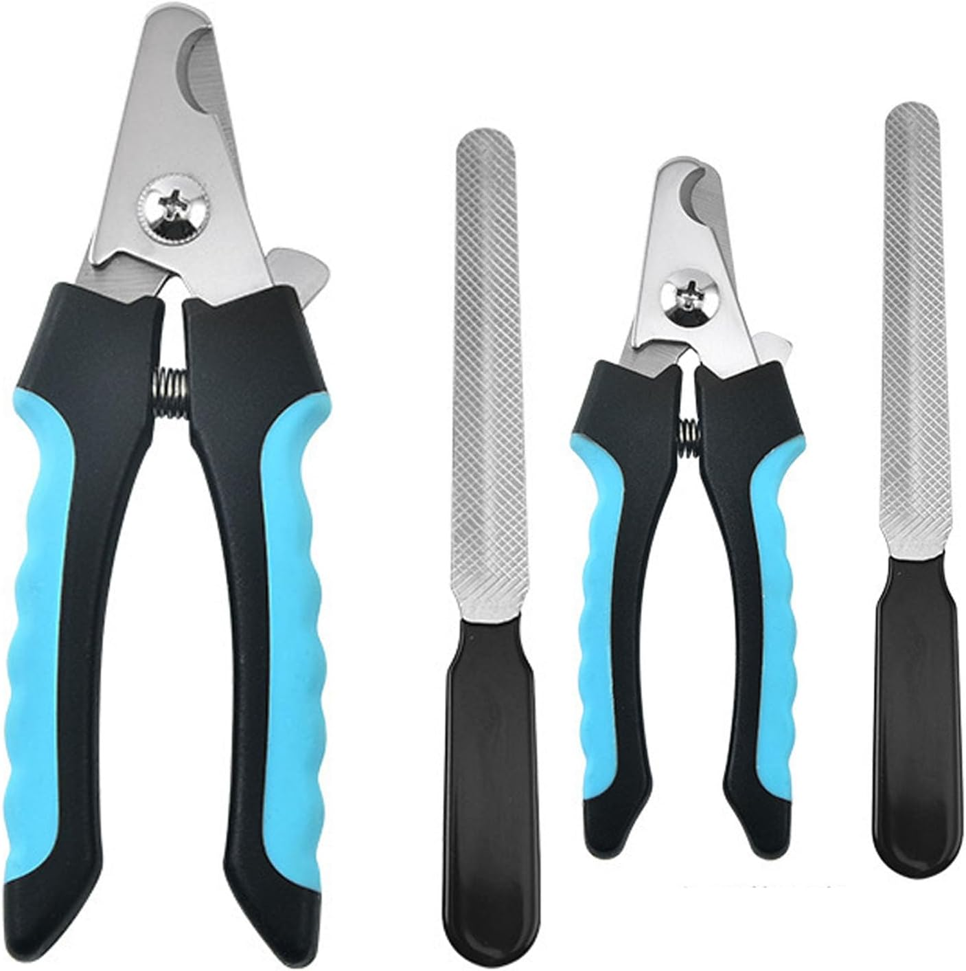 Paifeancodill Dog Nail Clippers, 2 Pack Pet Nail Trimmer Clipper Set with 2 Nail Files,Professional Pet Nail Clipper & Trimmers with Safety Guard to Avoid over Cutting,Grooming Razor with Nail File image number 6