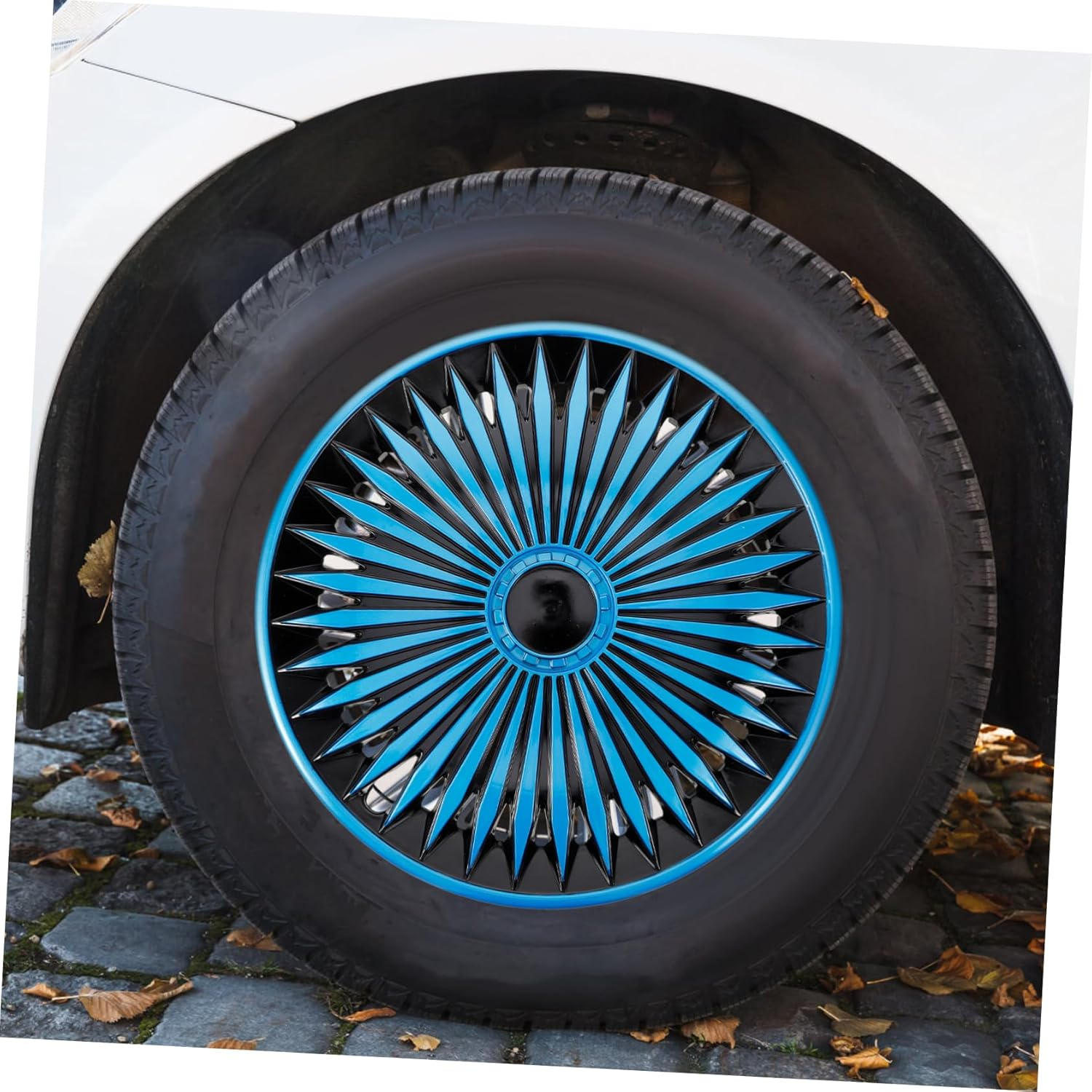 MOLUCKFU Car Hub Cap Automotive Wheel Hub Cover Steel Wheel Center Cap for Vehicles for Cars image number 4