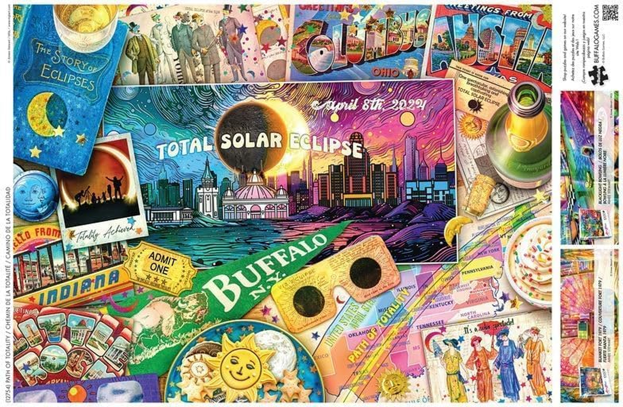 Buffalo Games - Aimee Stewart - Path of Totality - 1000 Piece Jigsaw Puzzle for Adults Challenging Puzzle Perfect for Game Nights - Finished Size 26.75 X 19.75