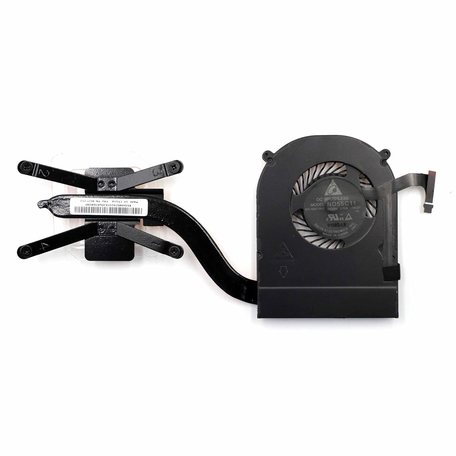 Bestparts CPU Fan + Heatsink for Lenovo Thinkpad Yoga X1 Carbon 4Th 2016 20FB 20FC Series Laptop 01AX999 01AX830 ND55C33 01AW976 00JT800 BAZB0505R5H 023.10084.0011 C16-00-Z-93O-002F image number 1