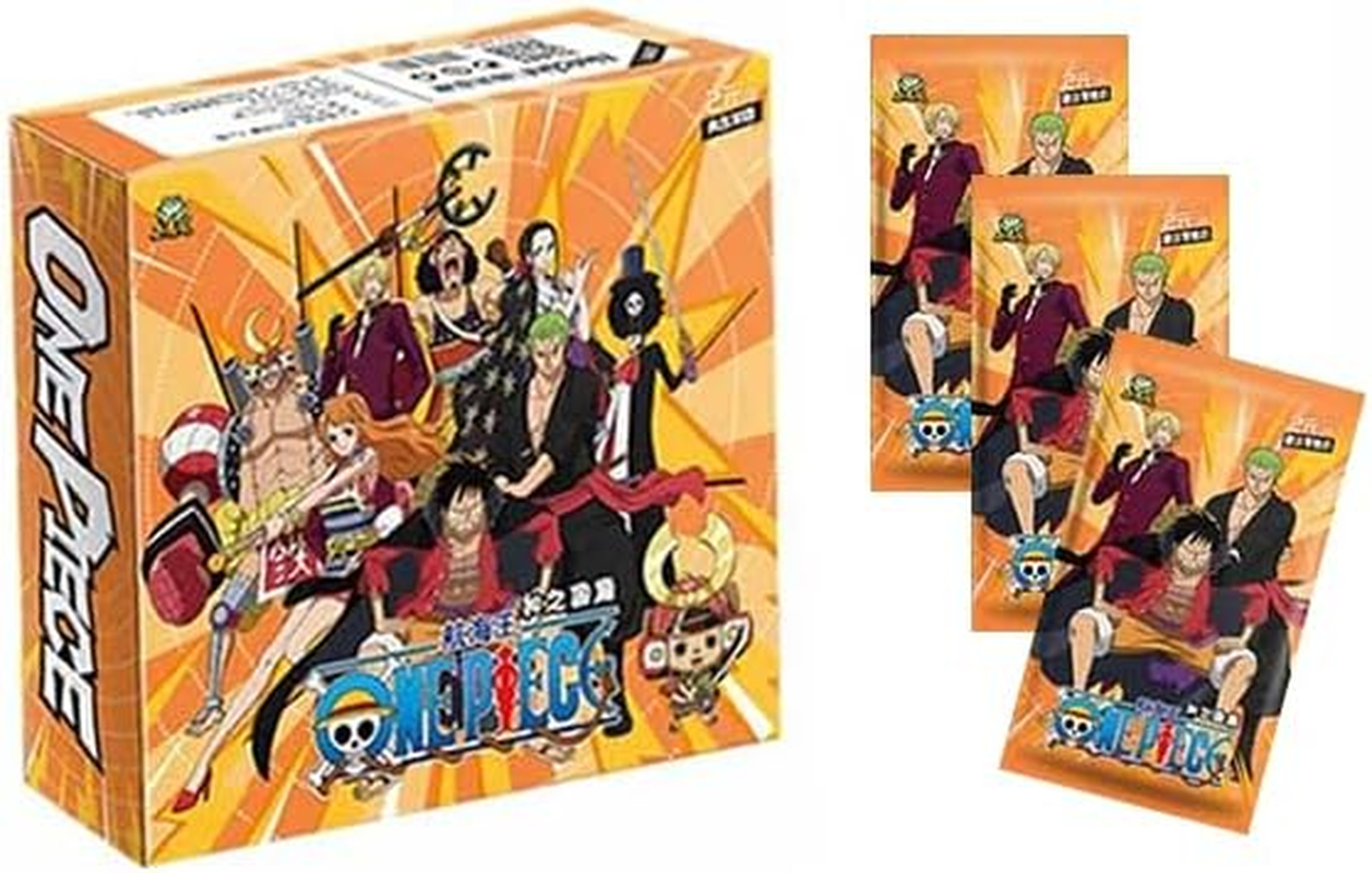 Anime Trading Cards: One Piece Collectable Trading Cards - Assorted Collectable Cards - Booster Pack Box - Booster Packs - OP-WA201 (30 Packs)