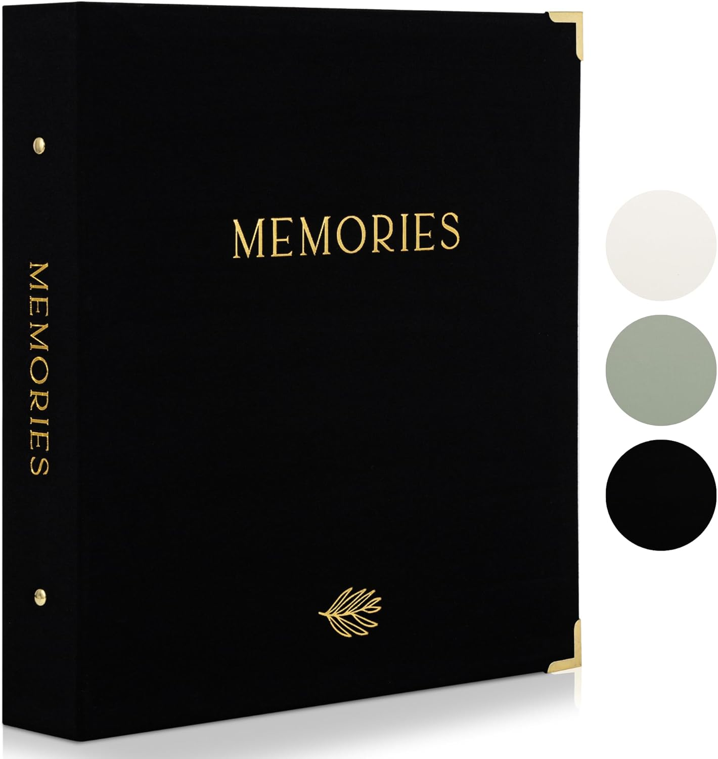 Beautiful Linen Photo Album for 4X6 Photos - Safely Holds up to 500 Pictures of Unique Memories - the Perfect Large Photo Book to Store All Pictures of Treasured Family, Baby or Wedding Moments