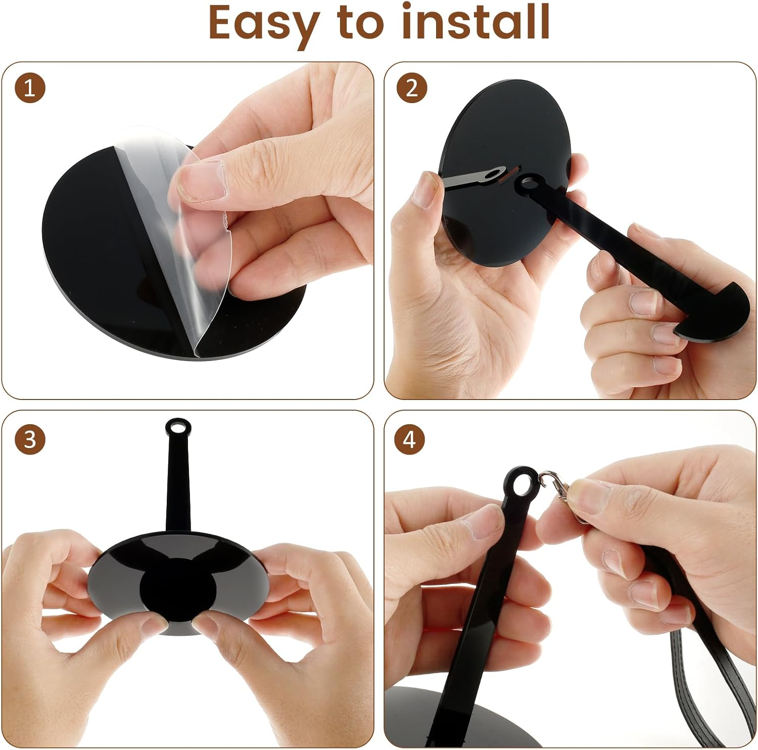 2PCS Portable Wrist Yarn Holder Yarn Storage Crochet Yarn Holder with Wrist Strap Prevents Yarn Tangling and Misalignment Yarn Holder for Crocheting, Knitting Supplies Gift for the Craft Lovers image number 5