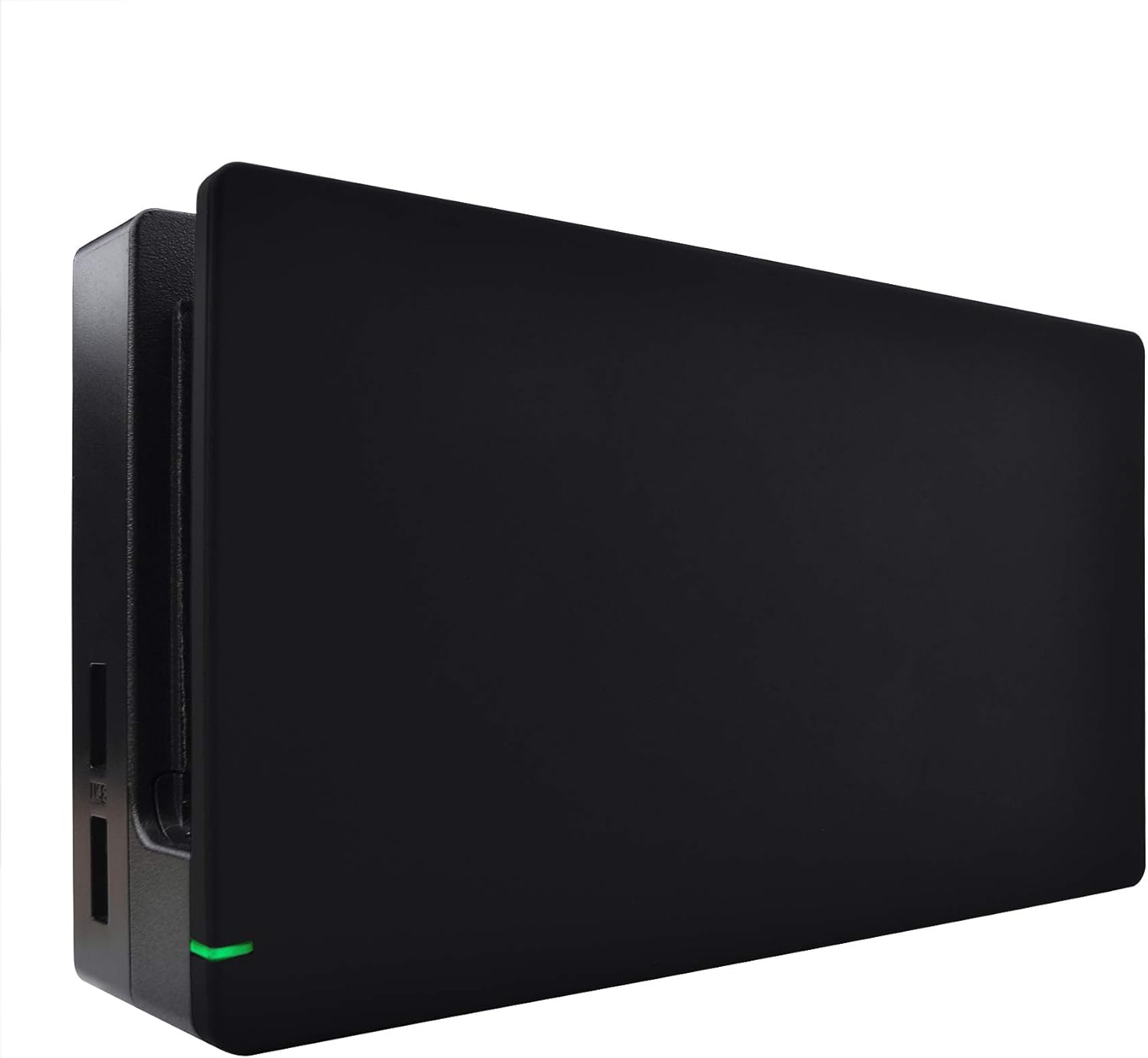 Extremerate White Custom Faceplate for Nintendo Switch Charging Dock, DIY Replacement Housing Shell for Nintendo Switch Dock - Dock NOT Included